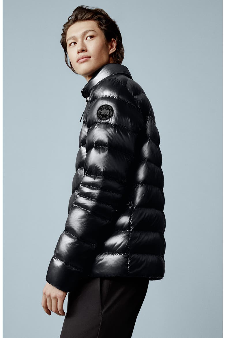 Crofton Water Repellent Packable Quilted 750 Fill Power Down Jacket, Alternate, color, BLACK