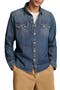 Core Denim Western Snap-Up Shirt