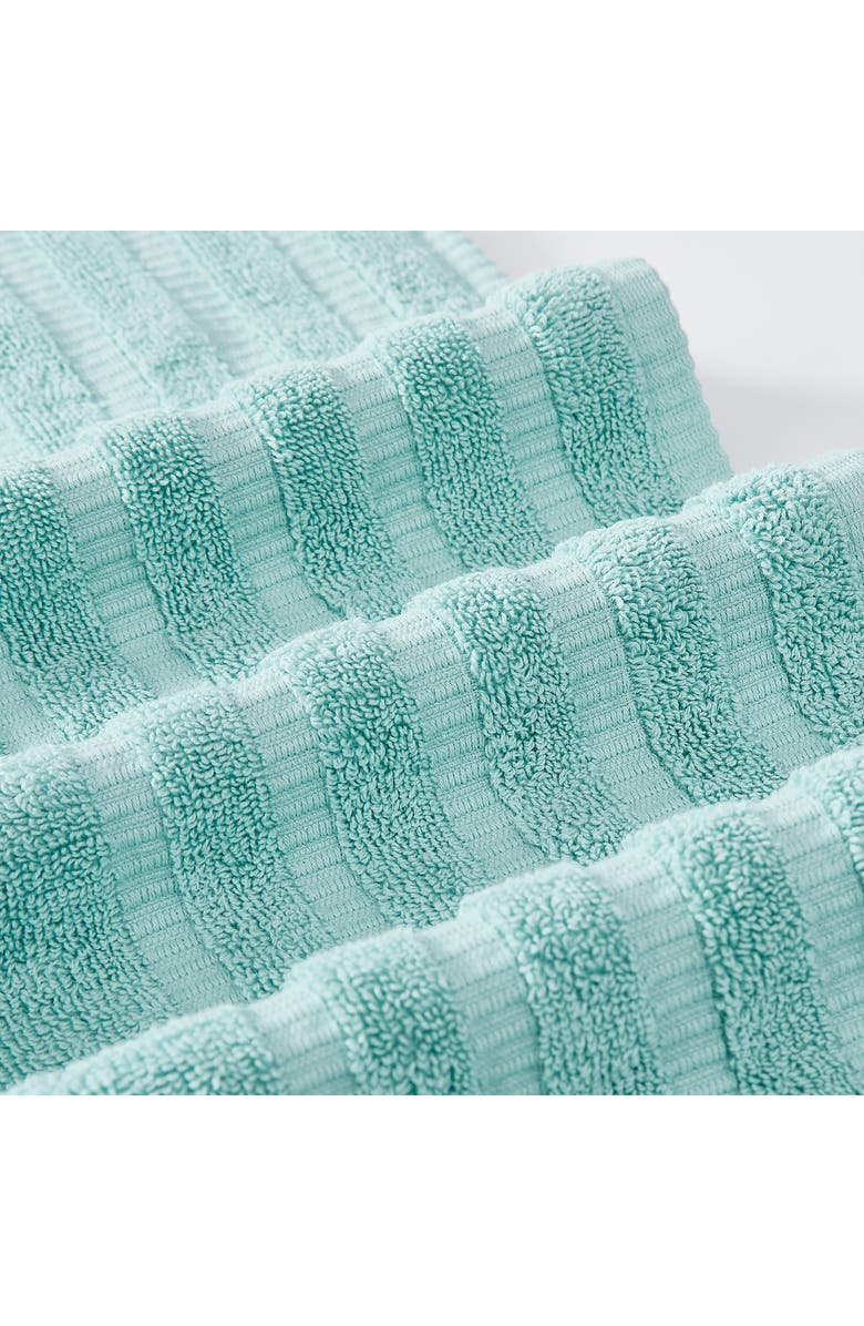 Modern Threads Yard Dyed Towel 6-Piece Set, Alternate, color, Aqua
