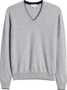 Lorenzo Uomo Tipped Merino Wool Sweater