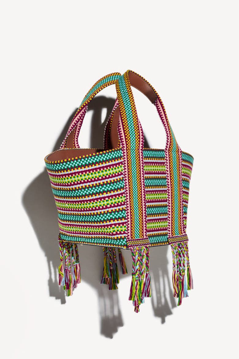 Chulo Small tote bag, Alternate, color, Caribe