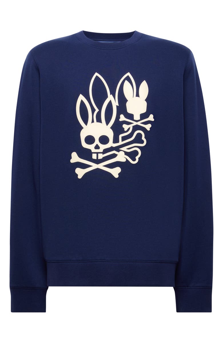 Psycho Bunny Aussie Appliqué Sweatshirt, Alternate, color,