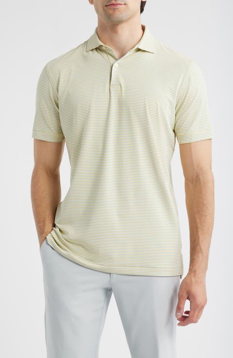 Crown Crafted Ballad Stripe Performance Polo