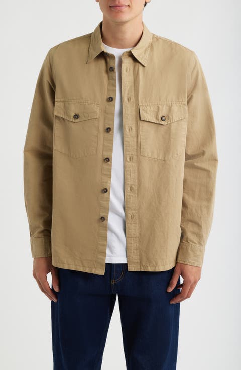 Cotton & Linen Button Up Shirt