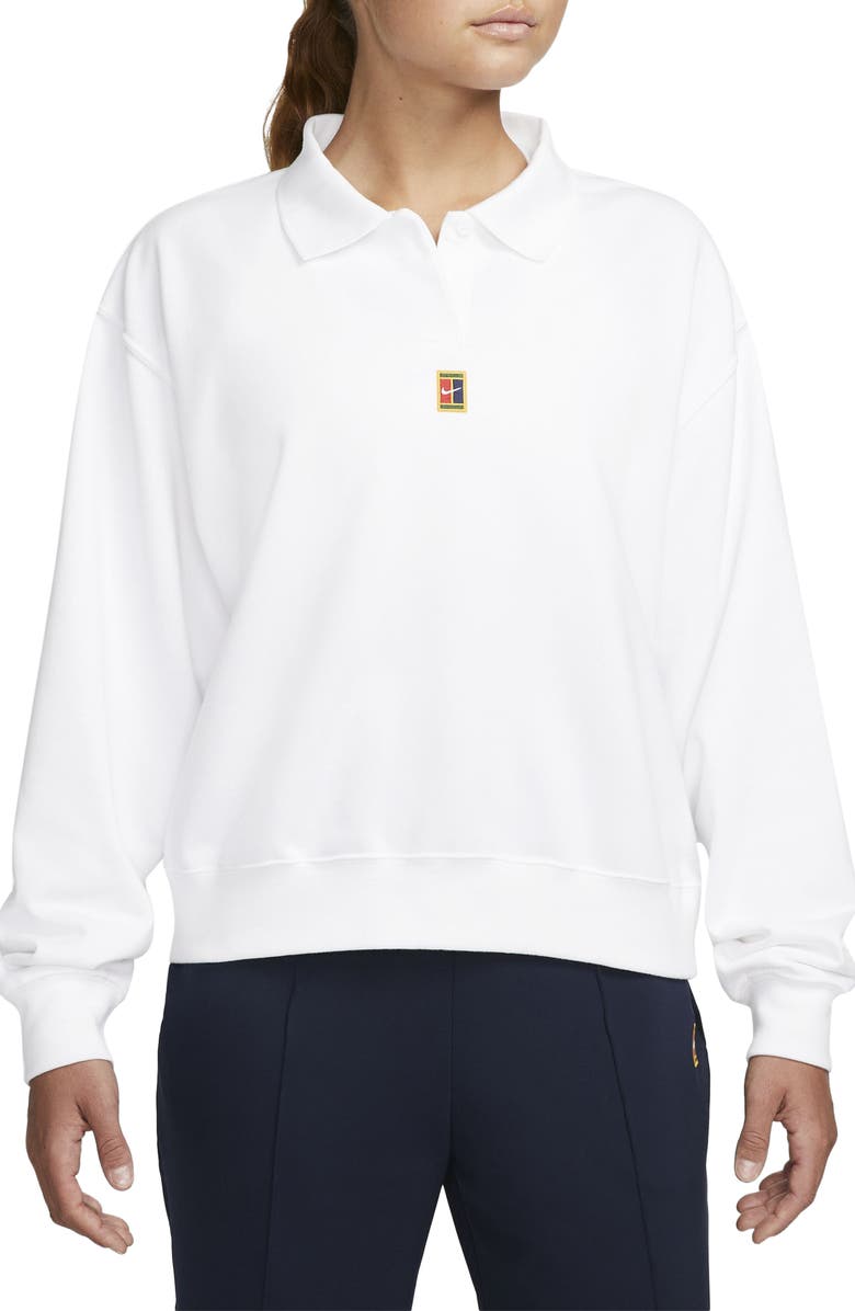 Nike Court Dri-FIT Heritage Tennis Polo, Main, color, 