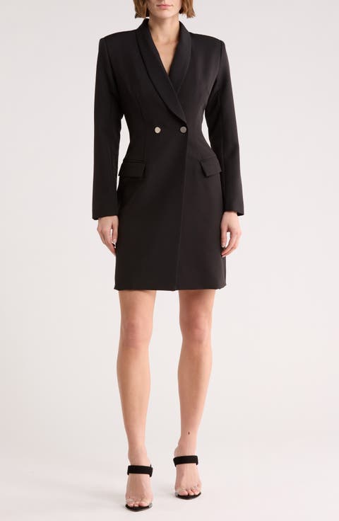 Evangelista Long Sleeve Blazer Dress