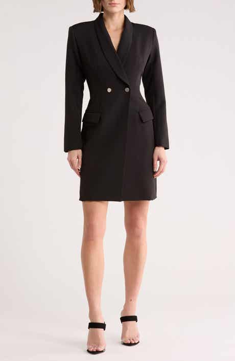 AREA STARS Evangelista Long Sleeve Blazer Dress