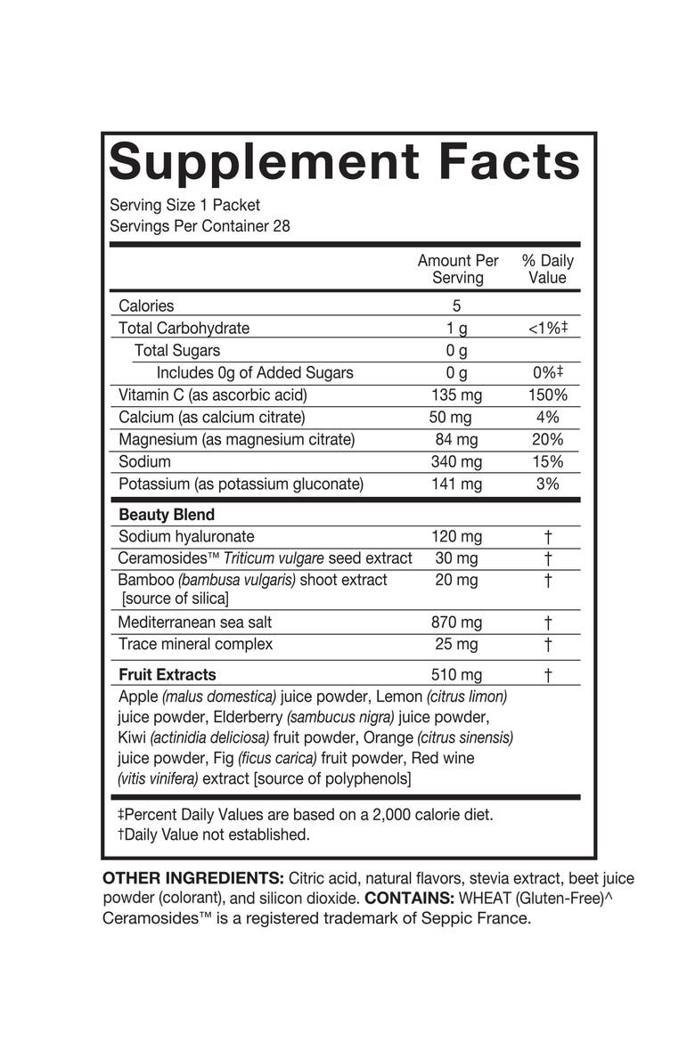 Glow Sticks Beauty Illumination Dietary Supplement Packets, Alternate, color, N/ A