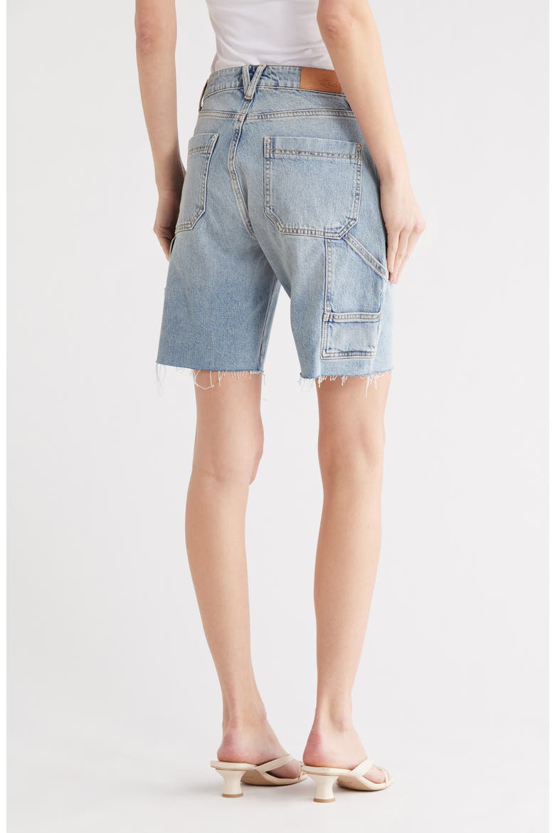 Slater High Waist Denim Shorts, Alternate, color, BLUEPRINT