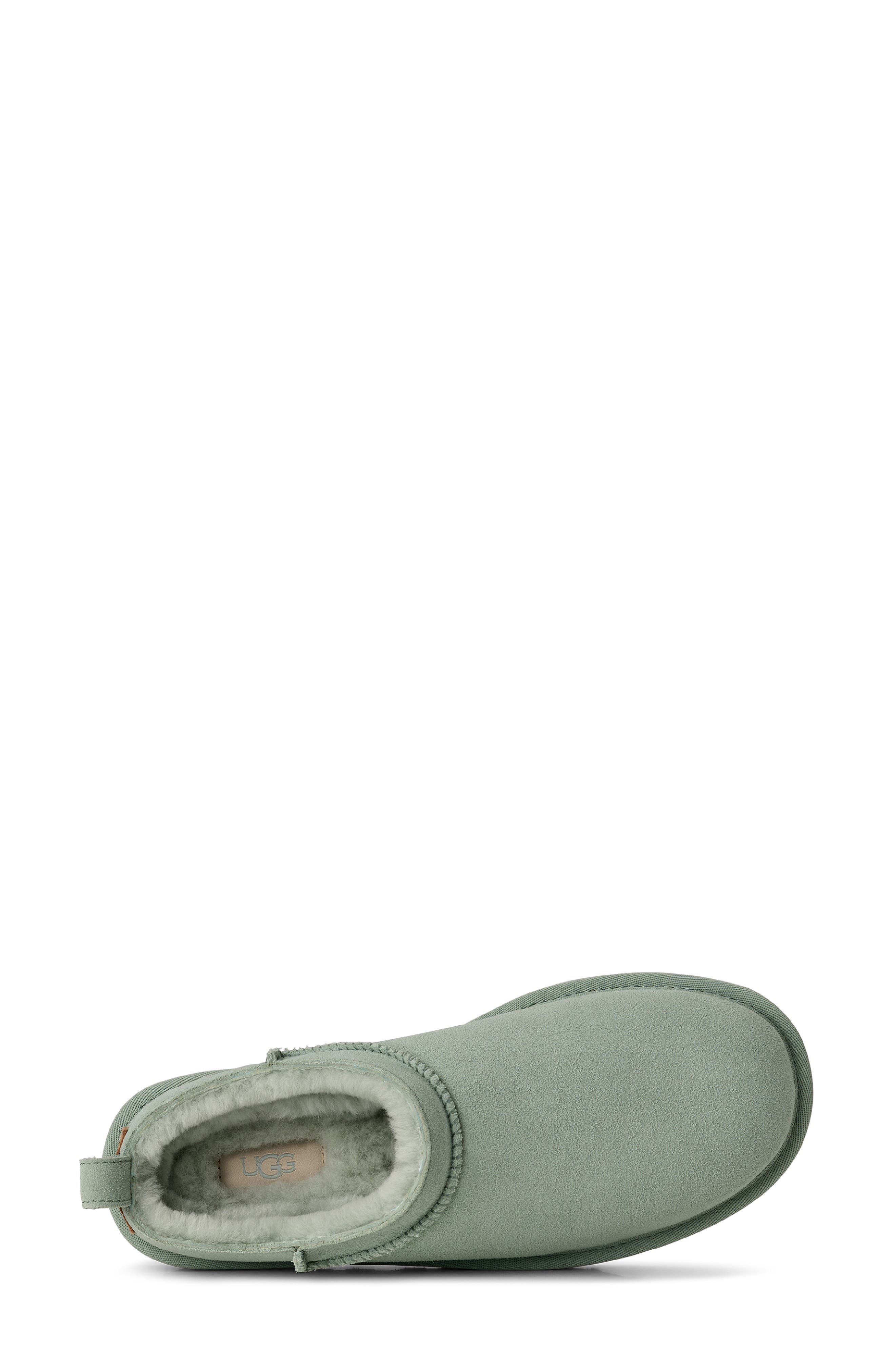 Classic Micro Genuine Shearling Lined Slip-On, Alternate, color, ARTICHOKE