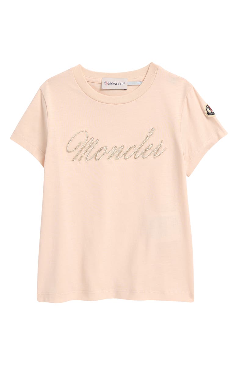 Moncler Kids' Rhinestone Embellished T-Shirt, Main, color, 