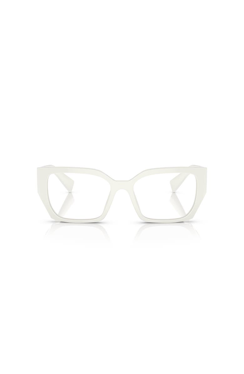 Miu Miu 52mm Rectangle optical glasses, Alternate, color, White