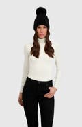 Lyla Grant Beanie With Fur-Free Fox (Faux Fur) Pompom