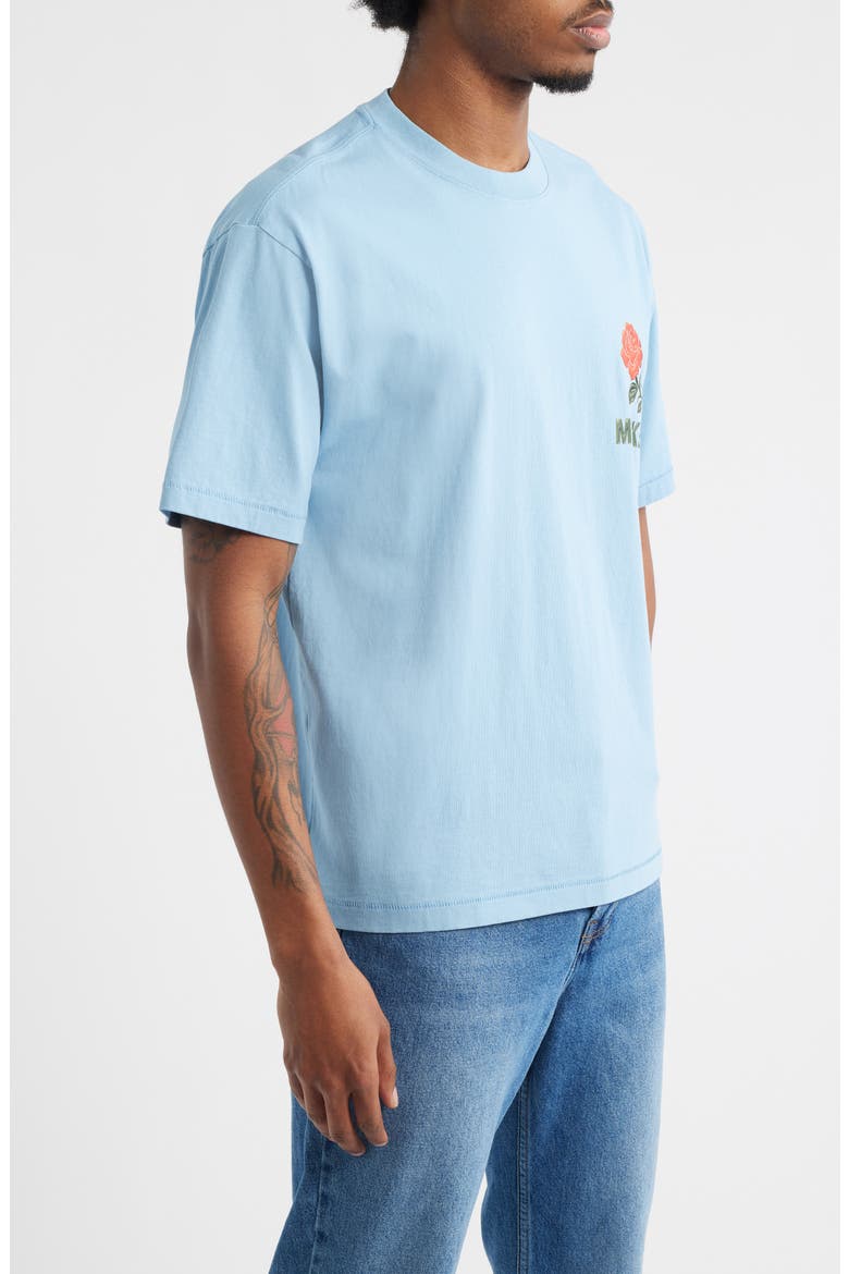 Have a Nice Day 3D Cotton Graphic T-Shirt, Alternate, color, BLUE