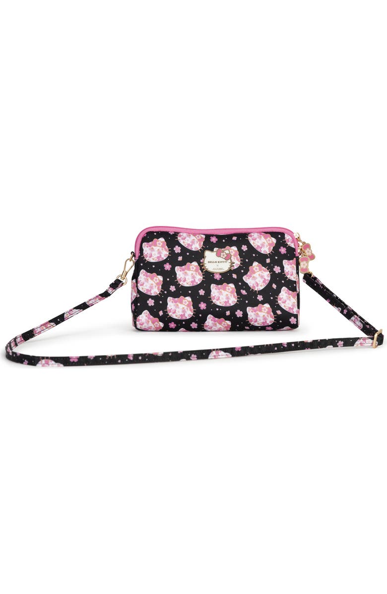 JuJuBe Be Set Zip Top Case, Alternate, color, Cherry Blossoms