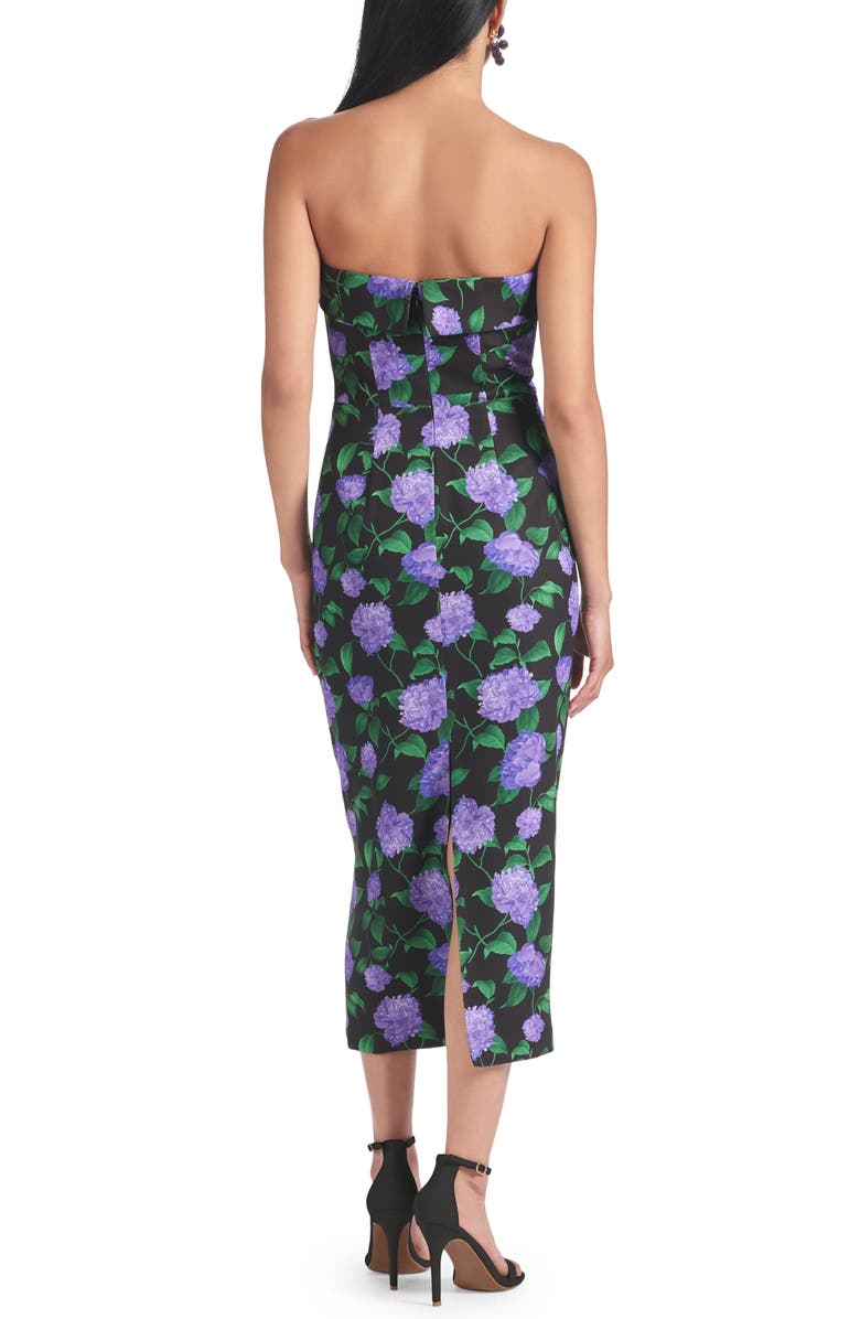 Sachin & Babi Isa Floral Strapless Midi Dress, Alternate, color,
