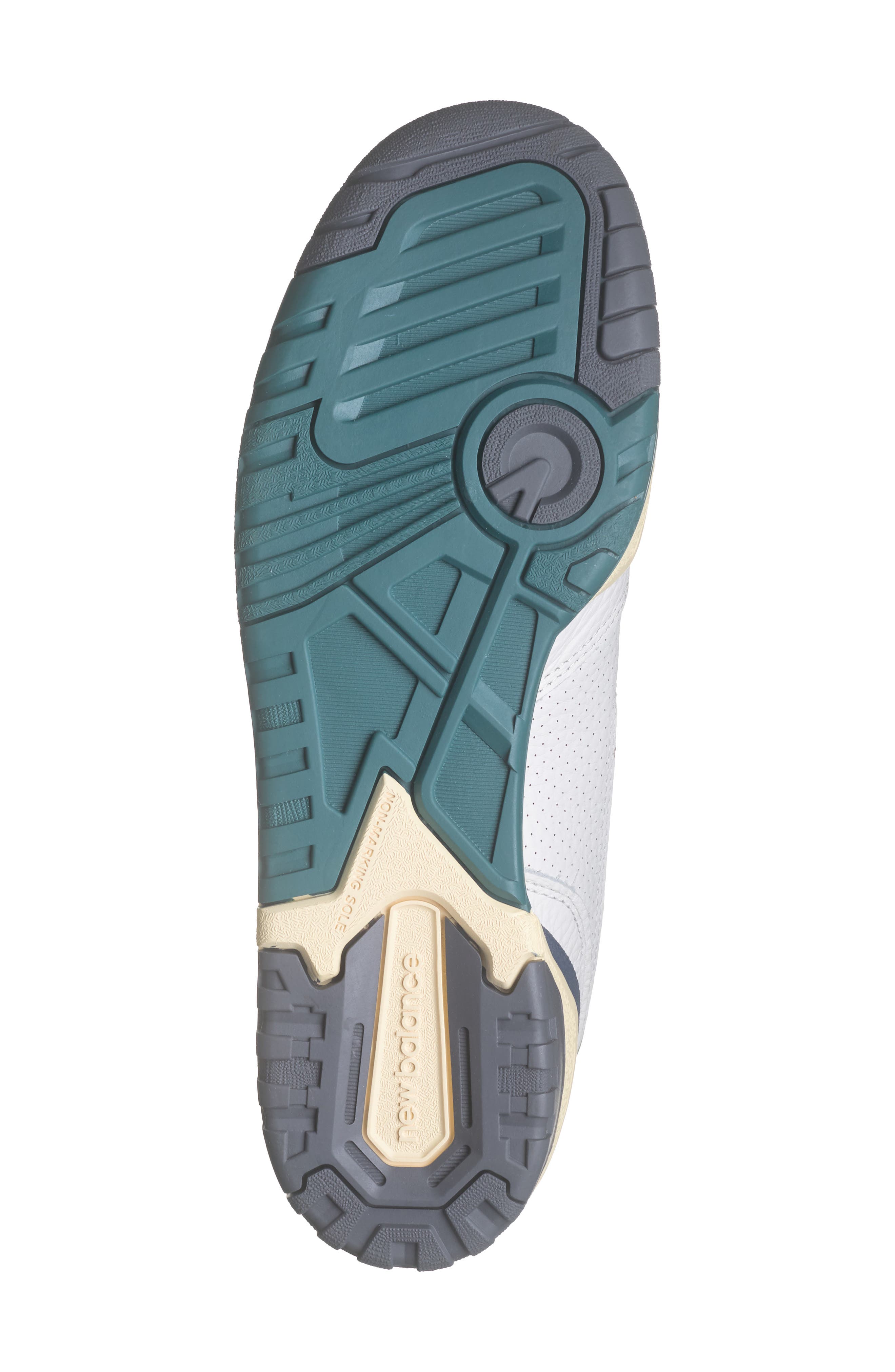 New Balance 550 Basketball Sneaker, Alternate, color, Sea Salt/ New Spruce