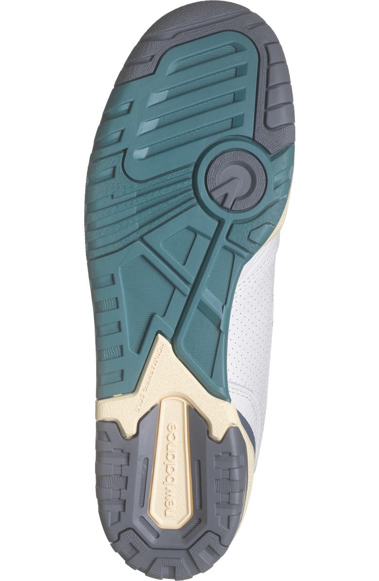 New Balance 550 Basketball Sneaker, Alternate, color, Sea Salt/ New Spruce