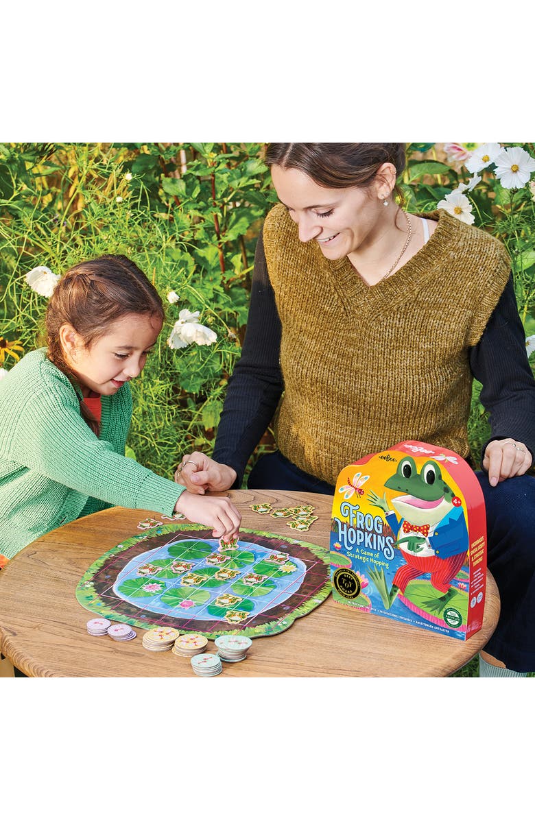 eeBoo Frog Hopkins Board Game, Alternate, color, Multi