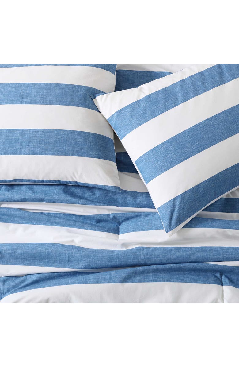 Tommy Bahama Awning Stripe Cotton Duvet Cover Set, Alternate, color, 