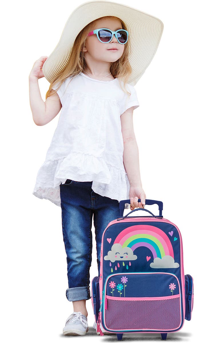 Stephen Joseph 18-Inch Rolling Suitcase, Alternate, color, Rainbow