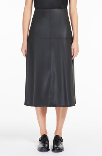 Max Mara LEISURE◆SCILLI◆[シッリ]コーティングスカート Max Mara Leisure Scilli Faux Leather Skirt | Nordstrom