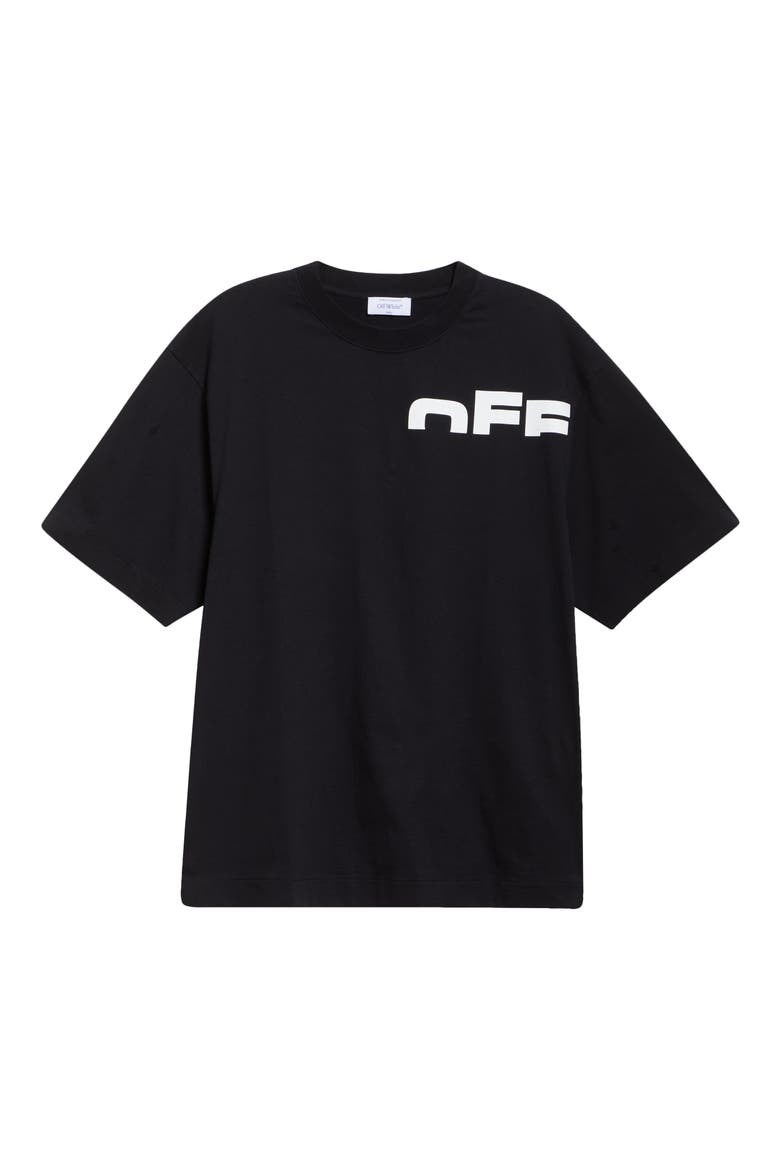 Shared Logo Cotton Graphic T-Shirt, Alternate, color, BLACK - WHITE