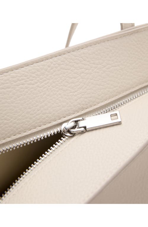 Mango Double Handle Shopper Tote In White