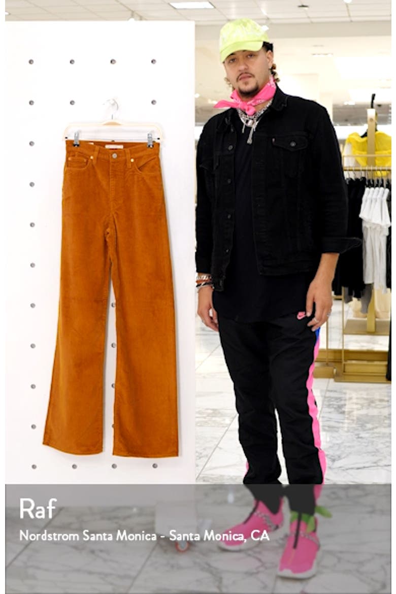Levi's® Ribcage Wide Leg Corduroy Pants video
