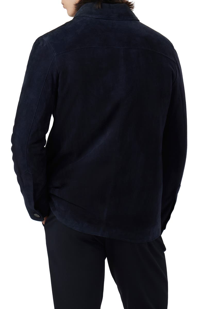 Bugatchi Suede Shirt Jacket, Alternate, color, 