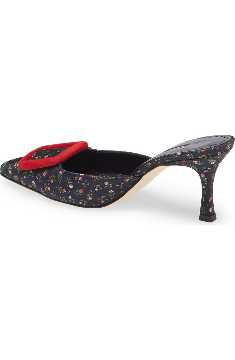 Manolo Blahnik Maysalebi Floral Pointed Toe Mule, Alternate, color,