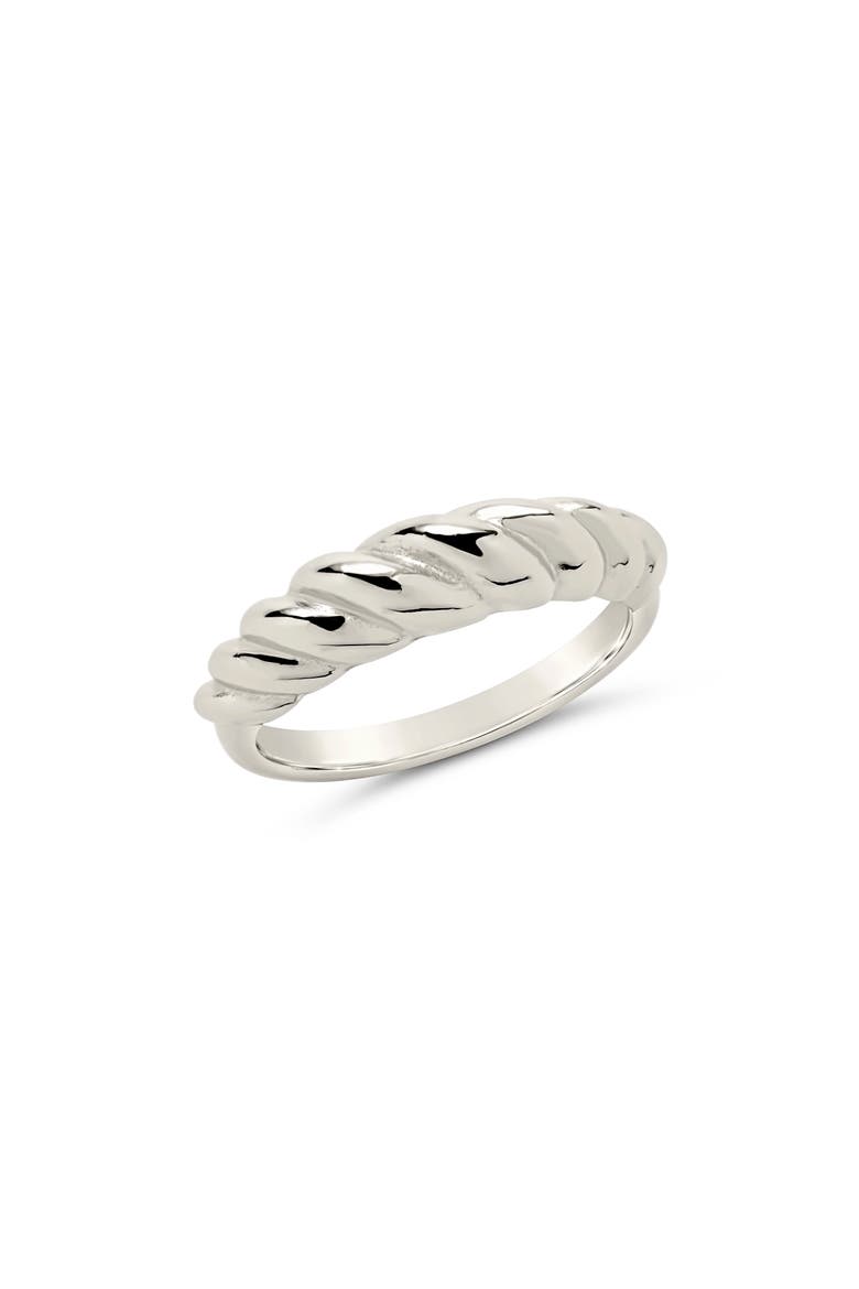 Graham Band Ring, Main, color, SILVER