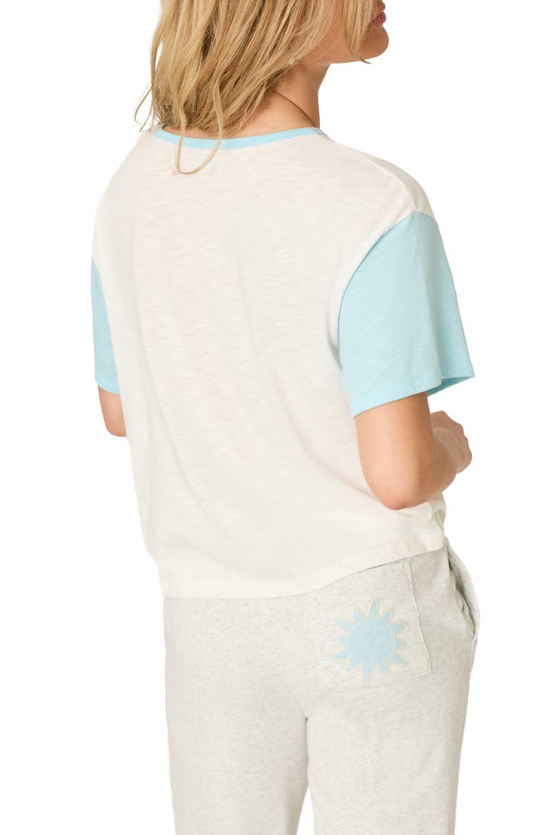 Sunday Funday Cotton Blend Pajama T-Shirt, Alternate, color, IVORY
