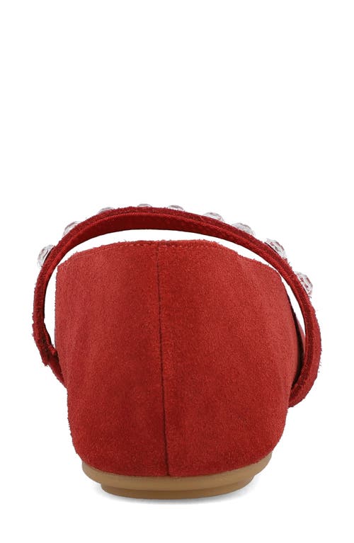 Shop Mia Limited Edition Karolin Mary Jane Flat In Red