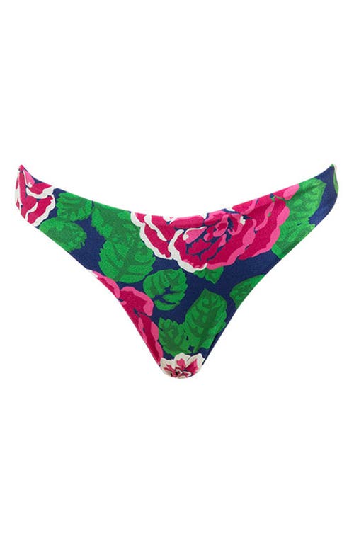 Maaji Meadow Roses Sublimity Reversible Bikini Bottoms In Multi