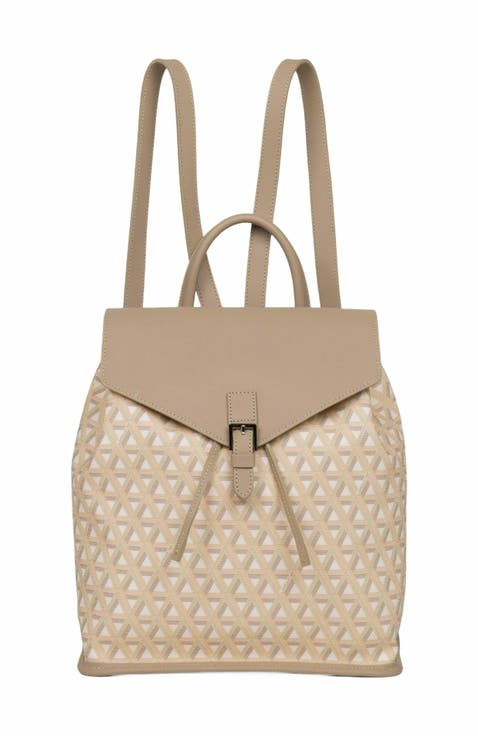 Backpack with Flap and Snap Closure Ikon