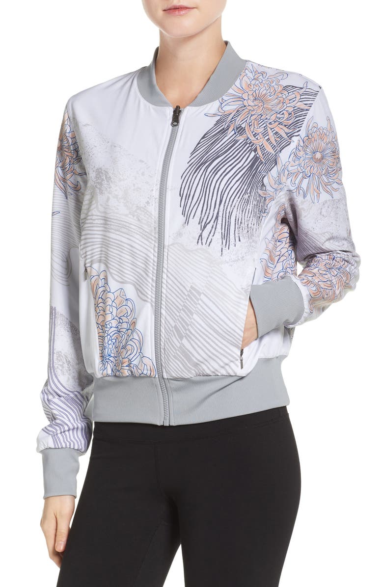 Zella Street to Studio Reversible Bomber Jacket, Main, color, 