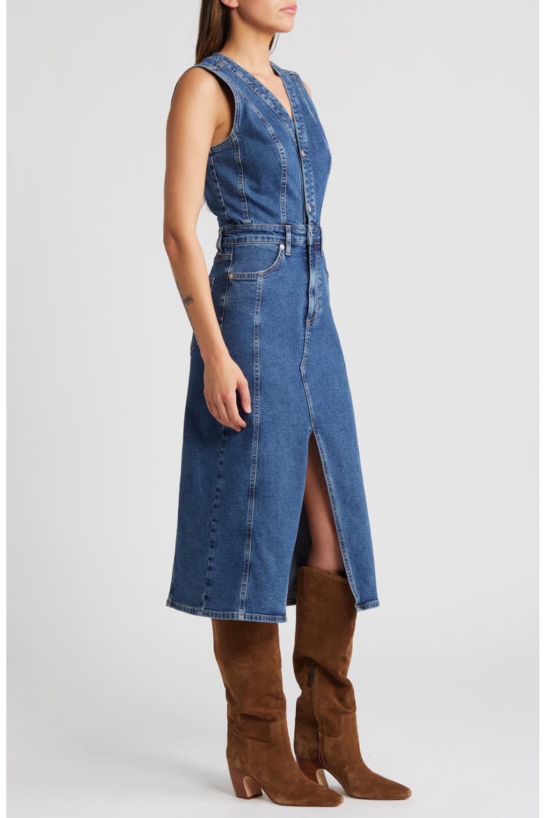 Westwood Sleeveless Denim Dress, Alternate, color, BLUE STONE