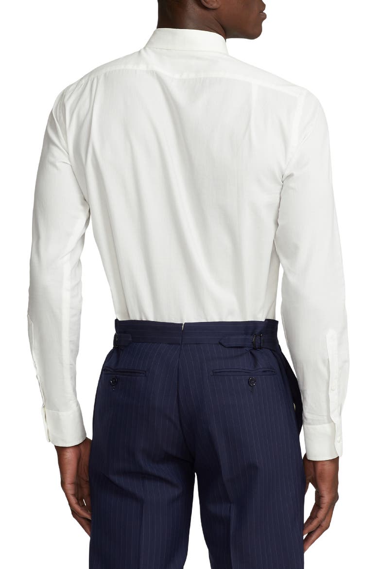 Aston Cotton Poplin Button-Up Shirt, Alternate, color, WHITE