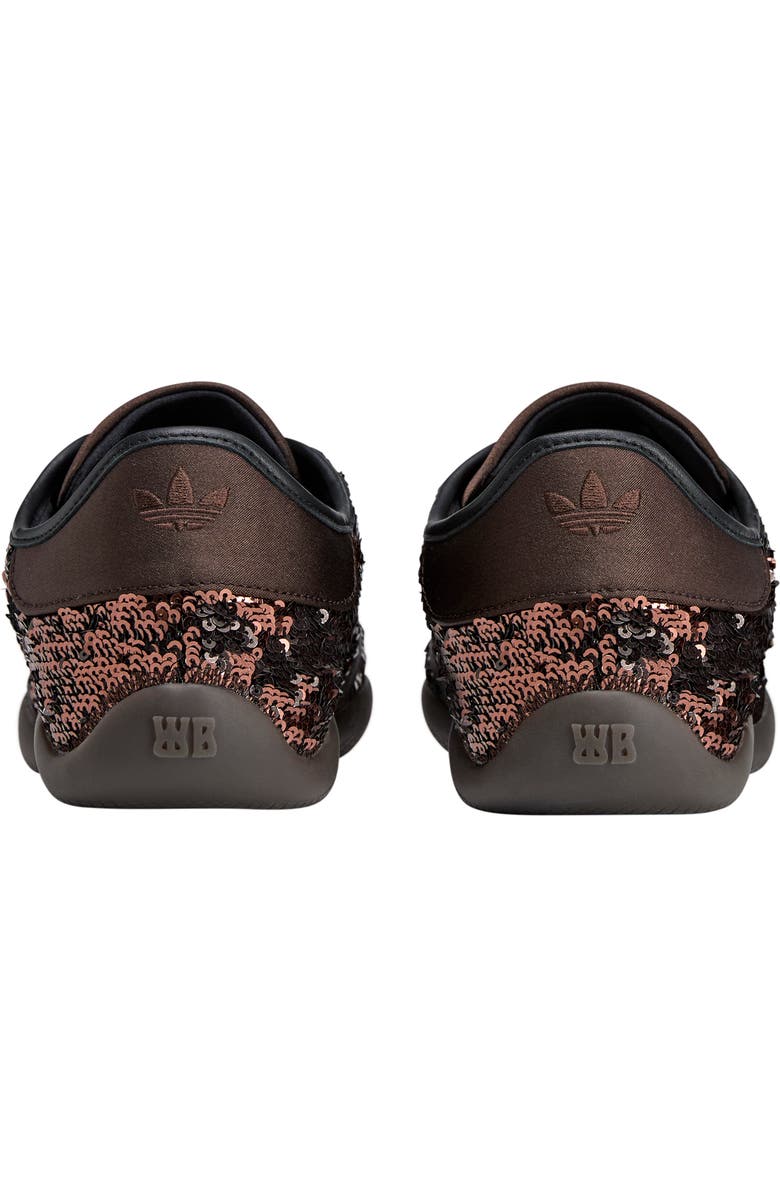 adidas x Wales Bonner Karintha Sequin Sneaker, Alternate, color, Black/Dark Brown