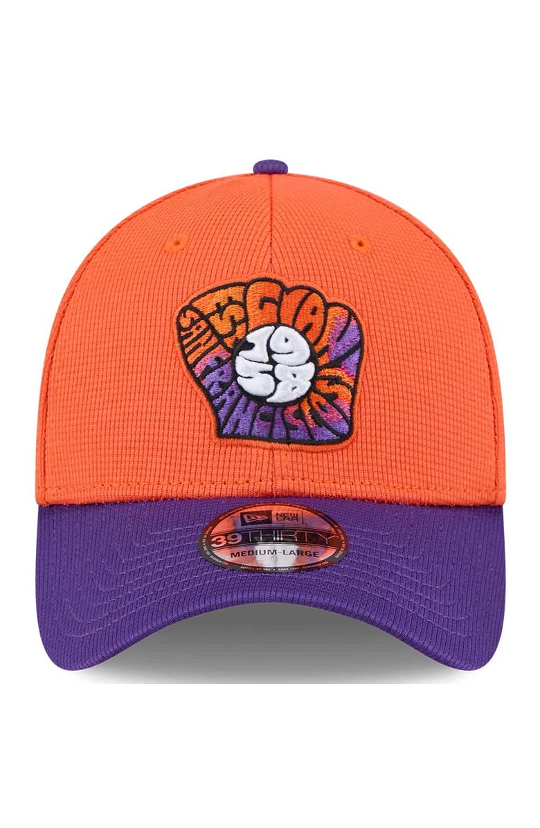 New Era Men's New Era Orange/Purple San Francisco Giants 2025 City Connect Batting Practice 39THIRTY Flex Hat, Alternate, color, Orange