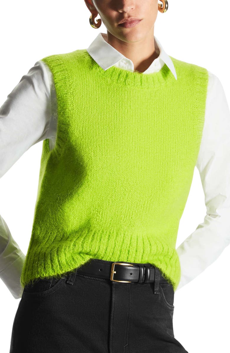 COS Mohair & Wool Sweater Vest, Main, color, 