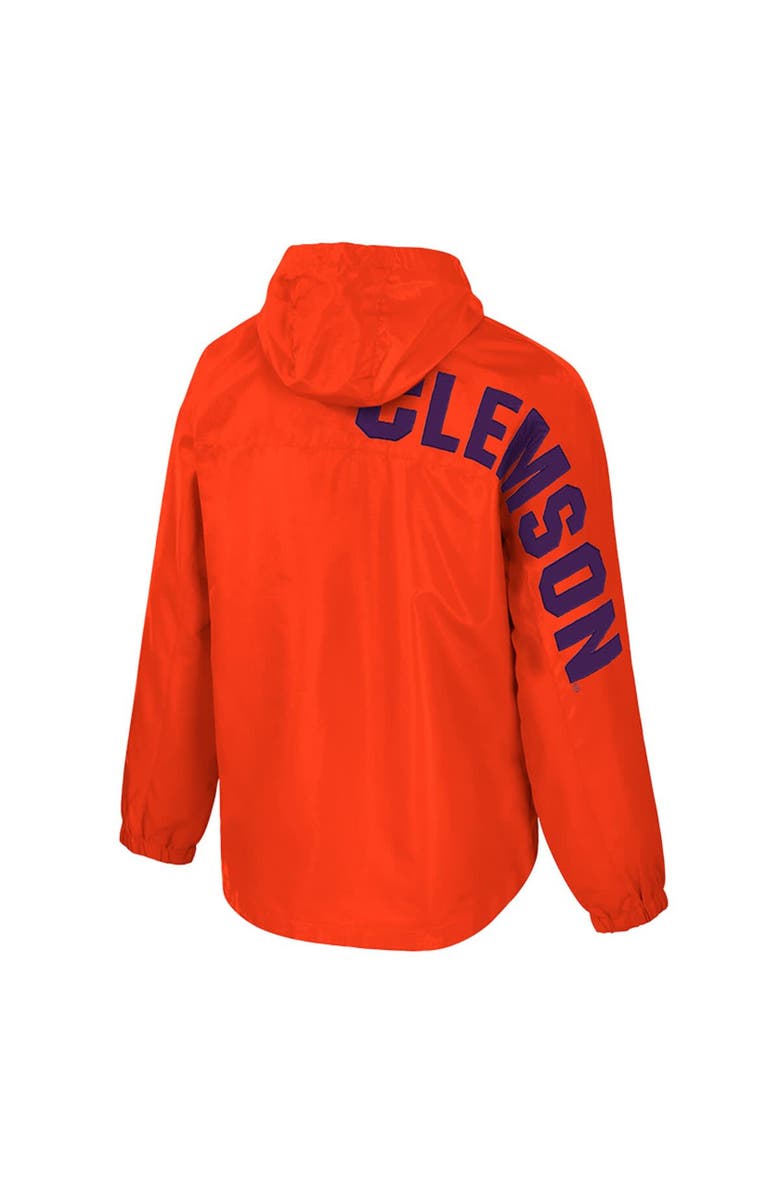 COLOSSEUM Men's Colosseum Orange Clemson Tigers Reloaded Anorak Half-Zip Jacket, Alternate, color, Orange