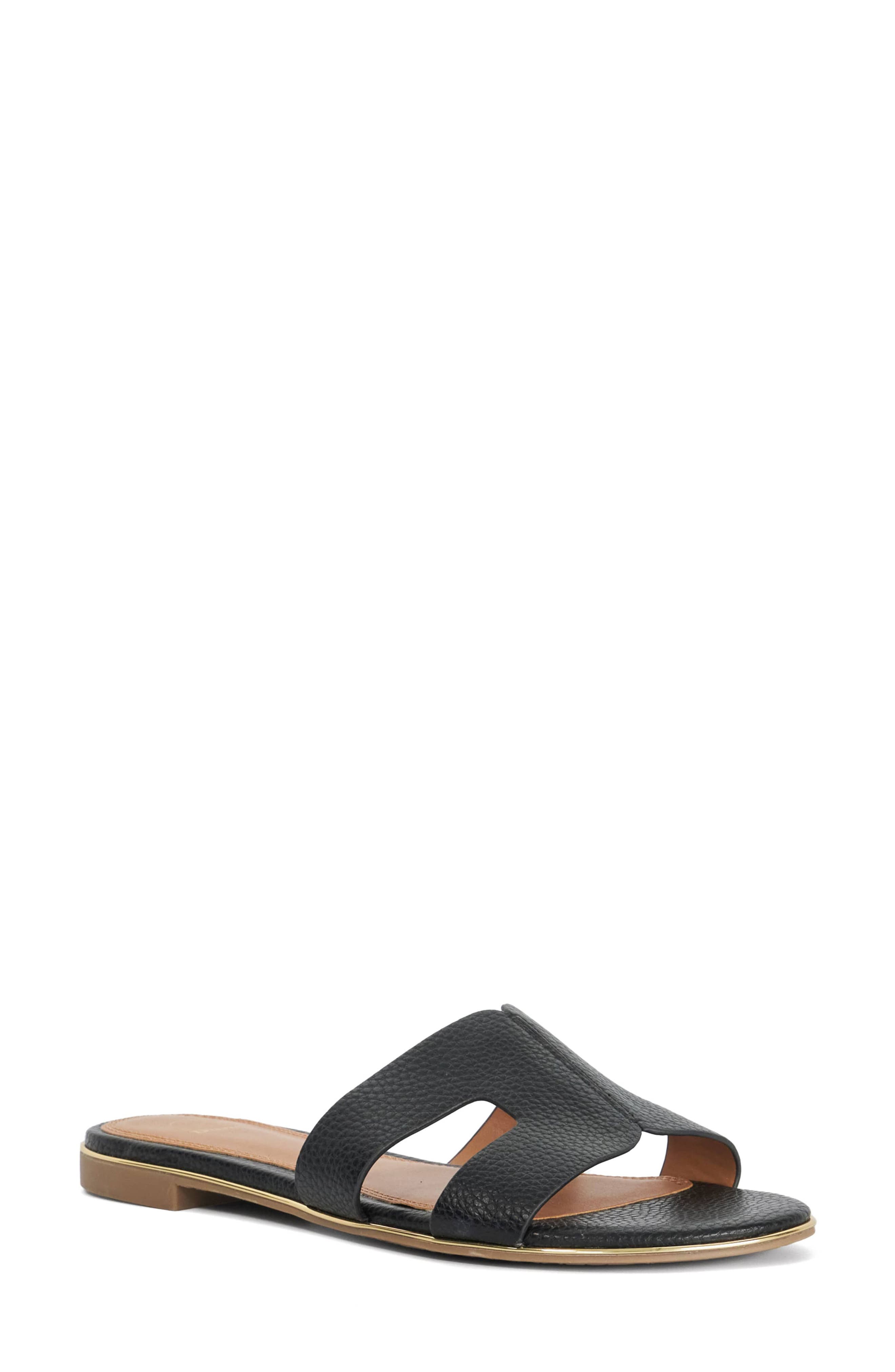 Dune London Ludlowss Faux Leather Slide Sandal