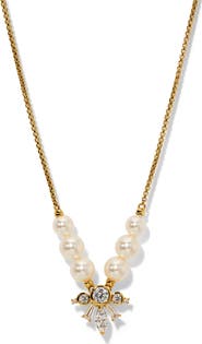 Nadri Undersea Imitation Pearl Frontal Necklace