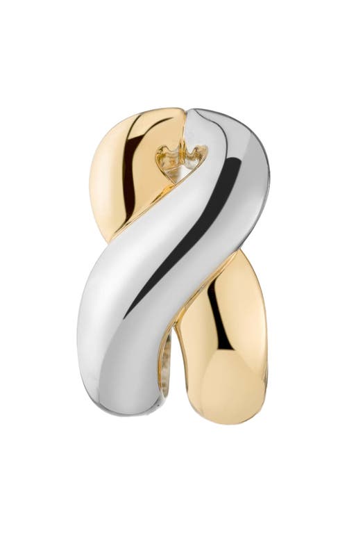 Demarson Odell Twist Ear Cuff In Gold/ir