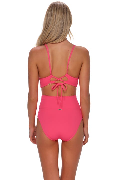Hannah High Waist Bikini Swim Bottoms