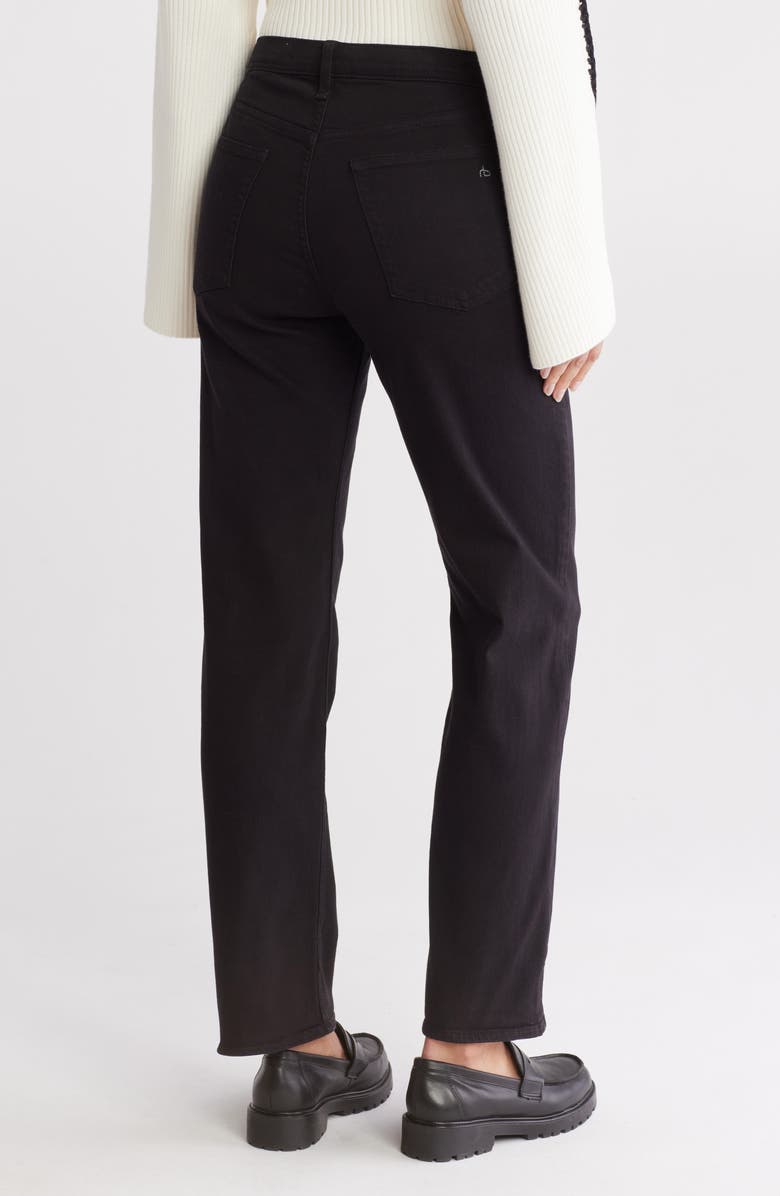 Hattie Mid Rise Full Length Straight Leg Jeans
