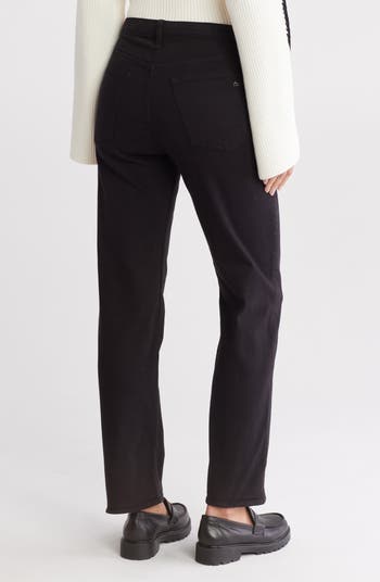 Hattie Mid Rise Full Length Straight Leg Jeans