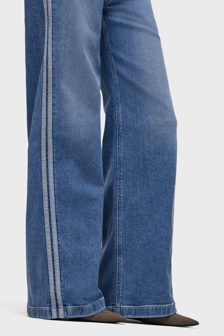 Jodie Loose Fit Wide Leg Track Pant, Alternate, color, NATIONAL